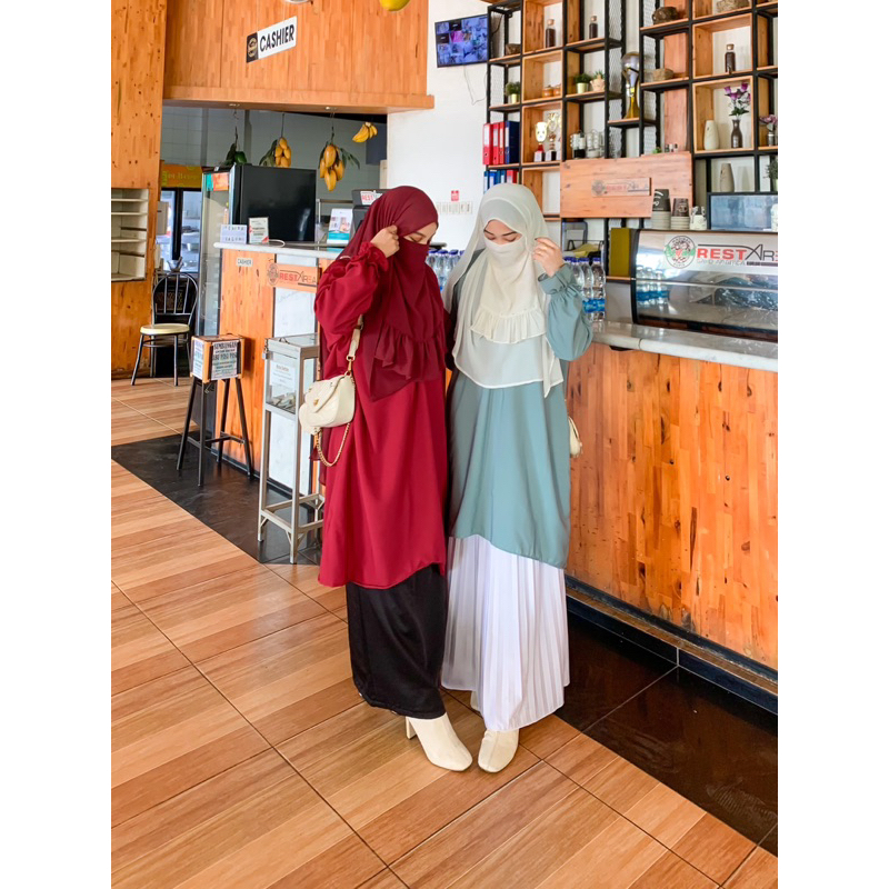 tunik syenaa wolfis premium ( baju aja )