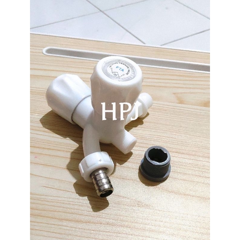 Kran Shower PVC Cabang , Kran Air Shower Cabang PVC plastik