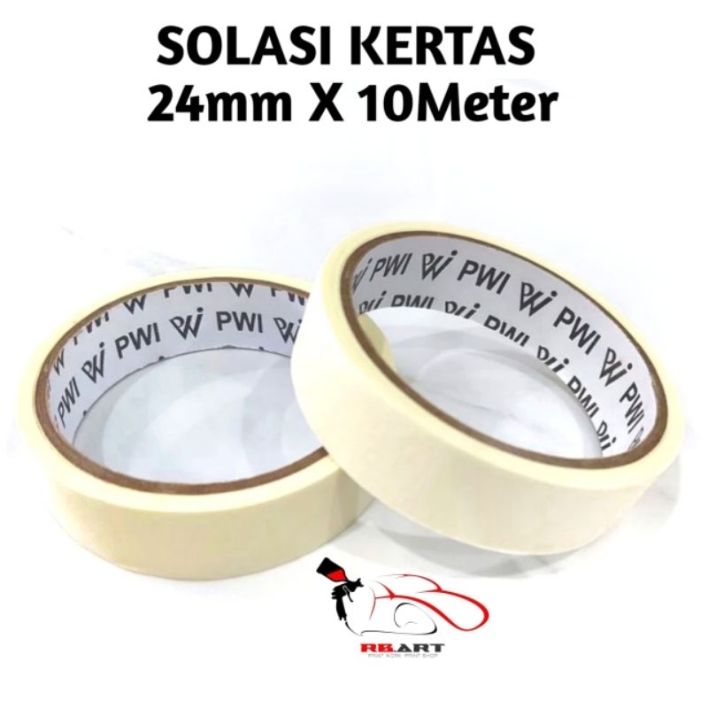 

iSolasi Kertas 24mm X 10Meter Maskingtape PWI