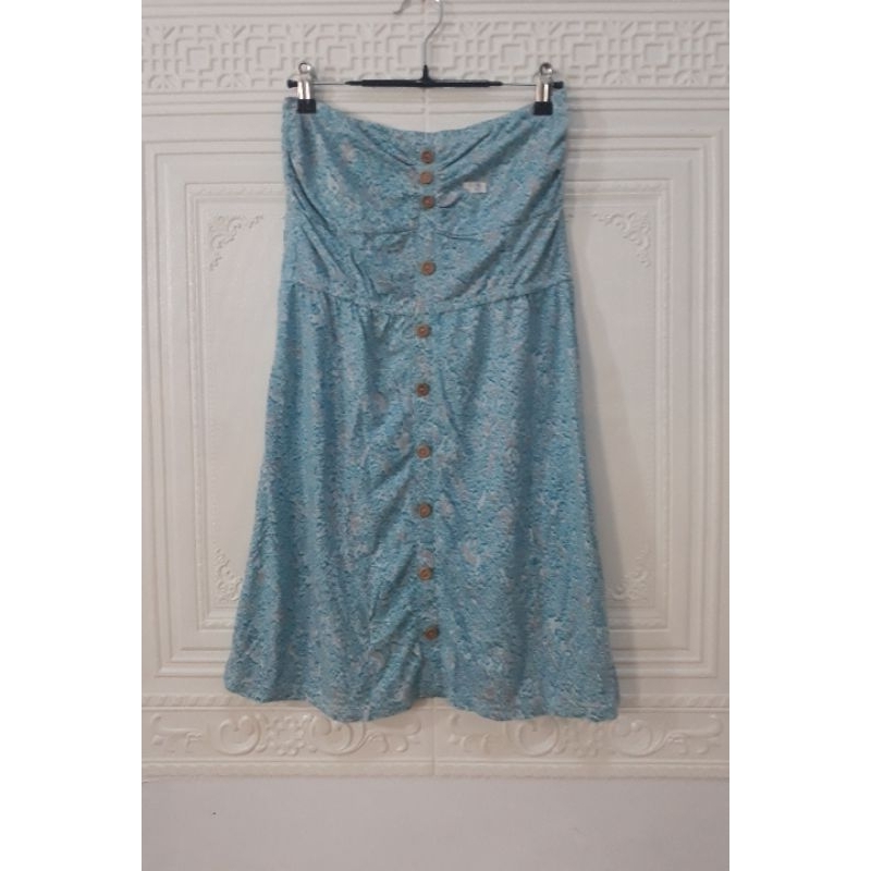 Mididress Volcom / Volcom Midi Dress / Dress Volcom / Terusan Wanita / Terusan Volcom / Baju Wanita