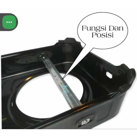 plat horsisontal kompor quantum 1 tungku - palang kompor quantum 1 tungku