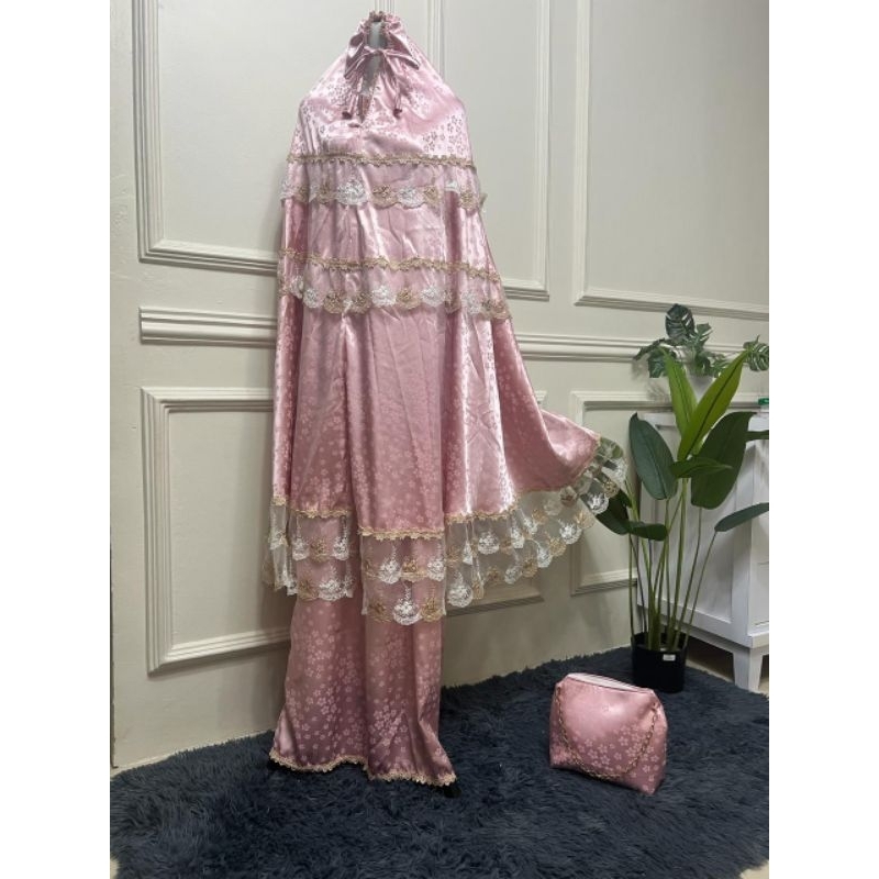 Mukena Lebaran •Mukena Cantik •Mukena Mewah •Mukena Renda •Mukena Renda Tumpuk •Mukena Bagus