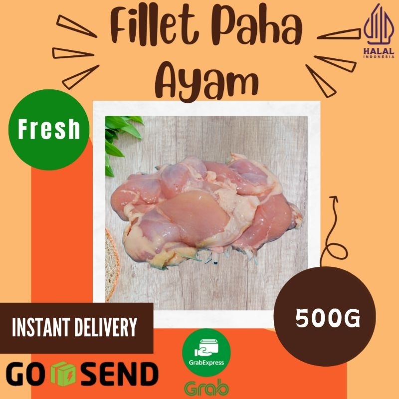 

Fillet Paha Ayam / Boneless Paha Ayam (Chicken Thigh Fillets) 500gr