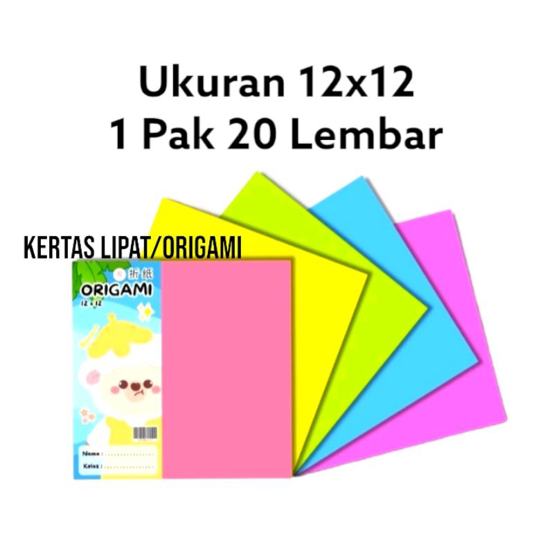 

KERTAS LIPAT ORIGAMI 2 SISI UKURAN 12X12