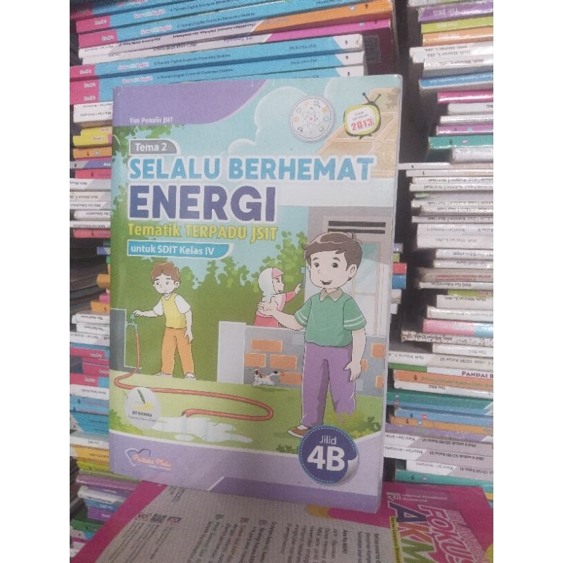 buku tematik terpadu jsit kelas 4/IV sd/mi tema b, c, d, f, g, h