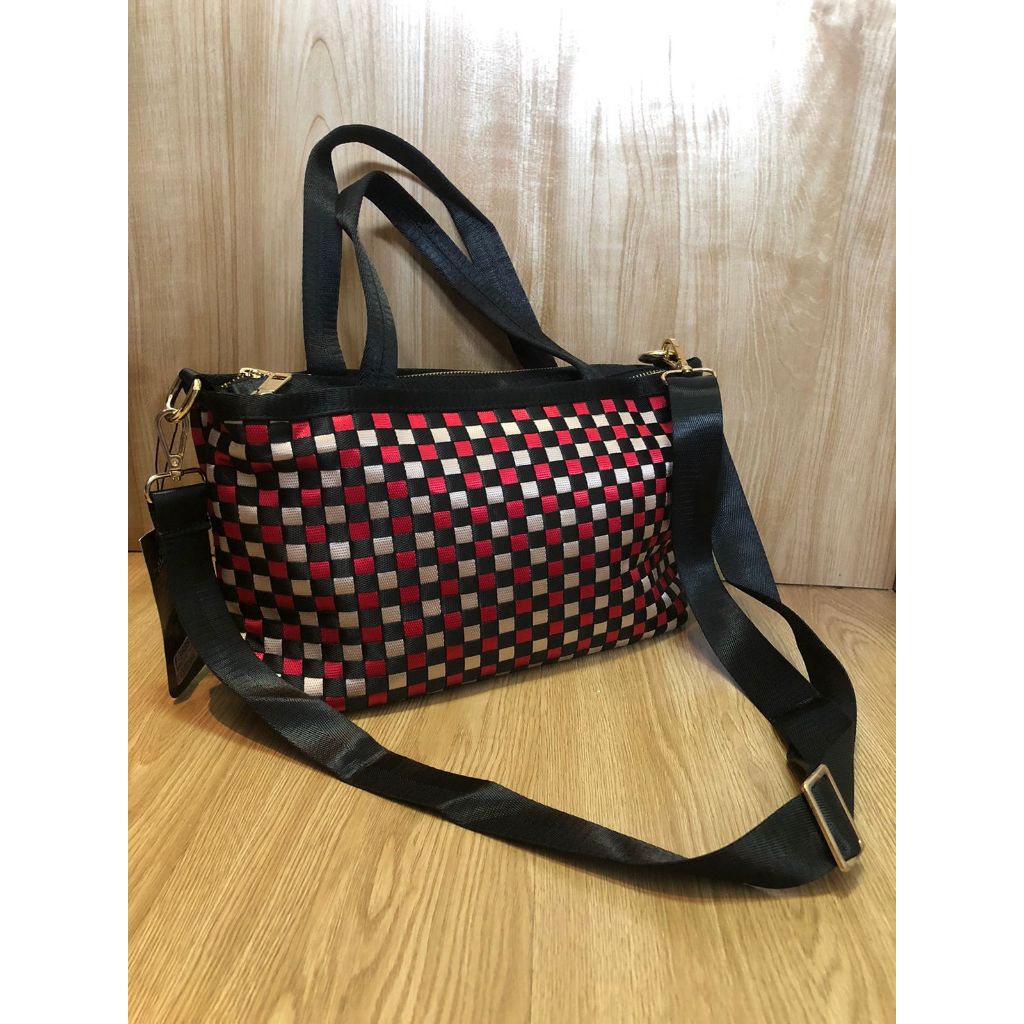 Tas Wanita Selempang/Tenteng Anyam Rajut Import Premium