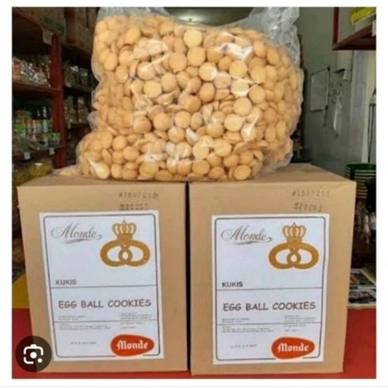 

Monde Egg Ball Cookies 3.5kilo