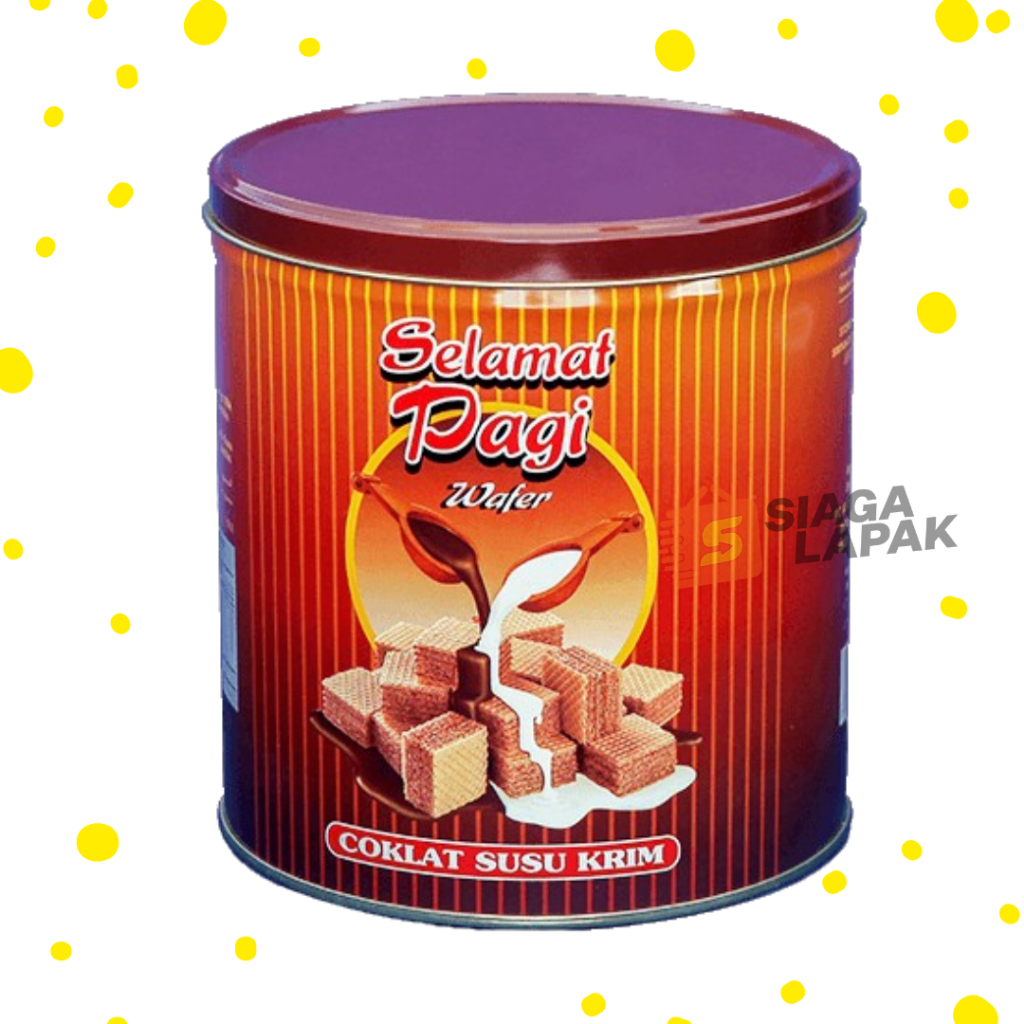 

Wafer Coklat Susu Good Morning KALENG 300gr Chocolate Selamat Pagi
