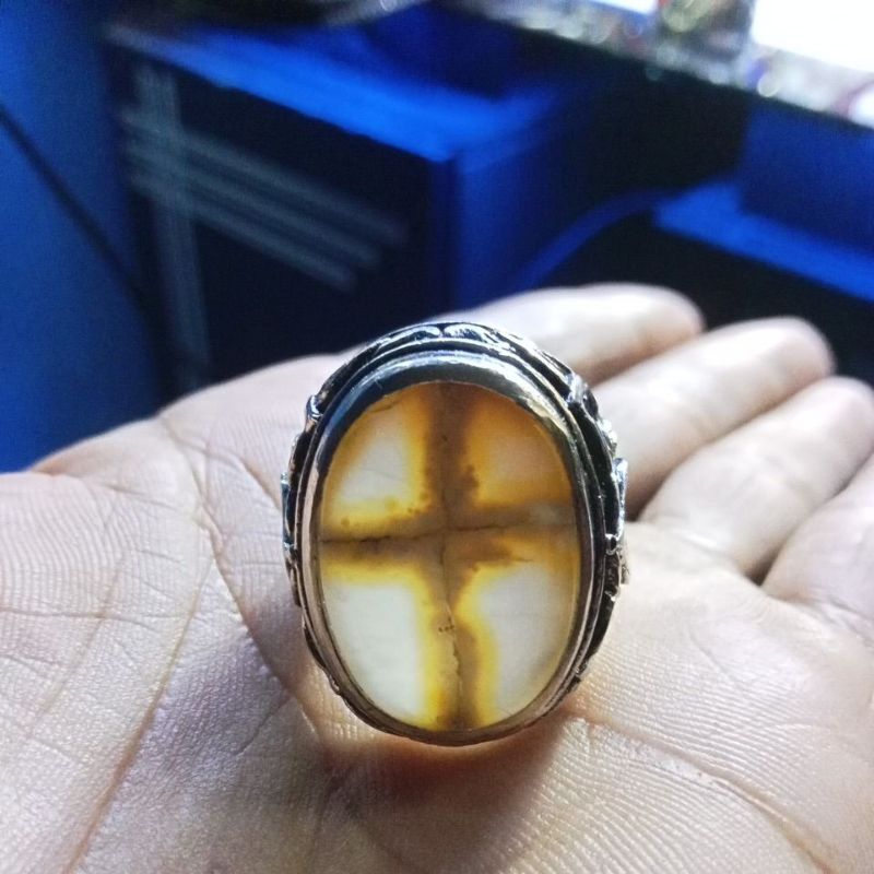 batu cincin tapak_jalak original calsedon