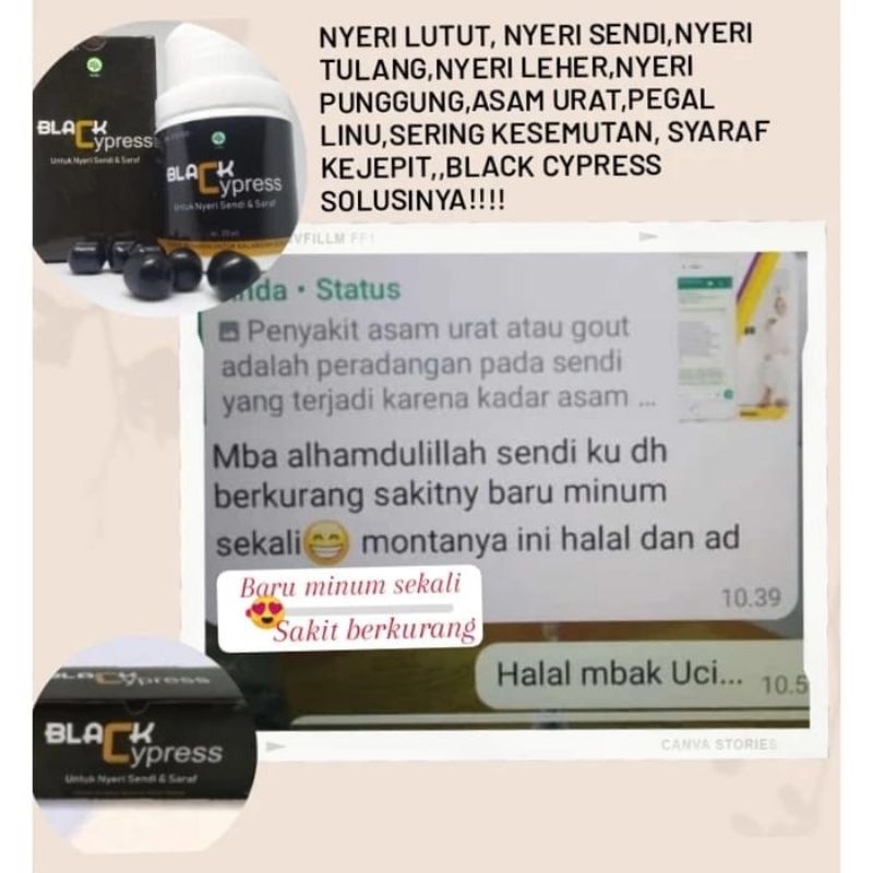 BLACK CYPRESS PIL HITAM