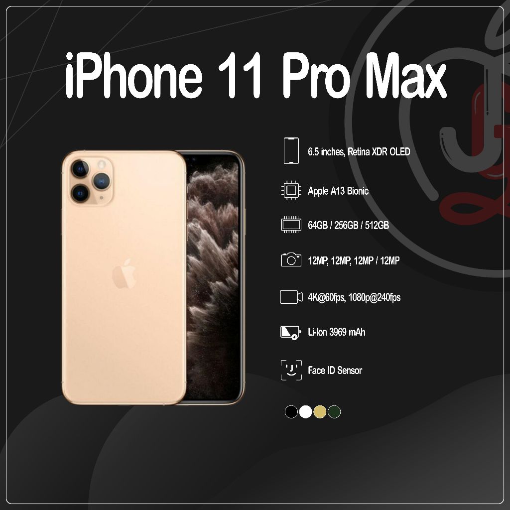 Apple iPhone 11 Pro Max Second 64GB/256GB/512GB