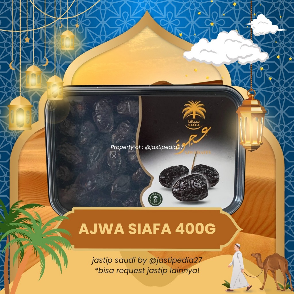 

[OPEN PO] Siafa Ajwa Al Madinah Al Munawwarah 400gr