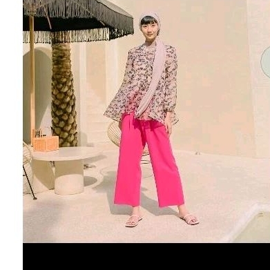 amarisa creme floral outwear hijabchic