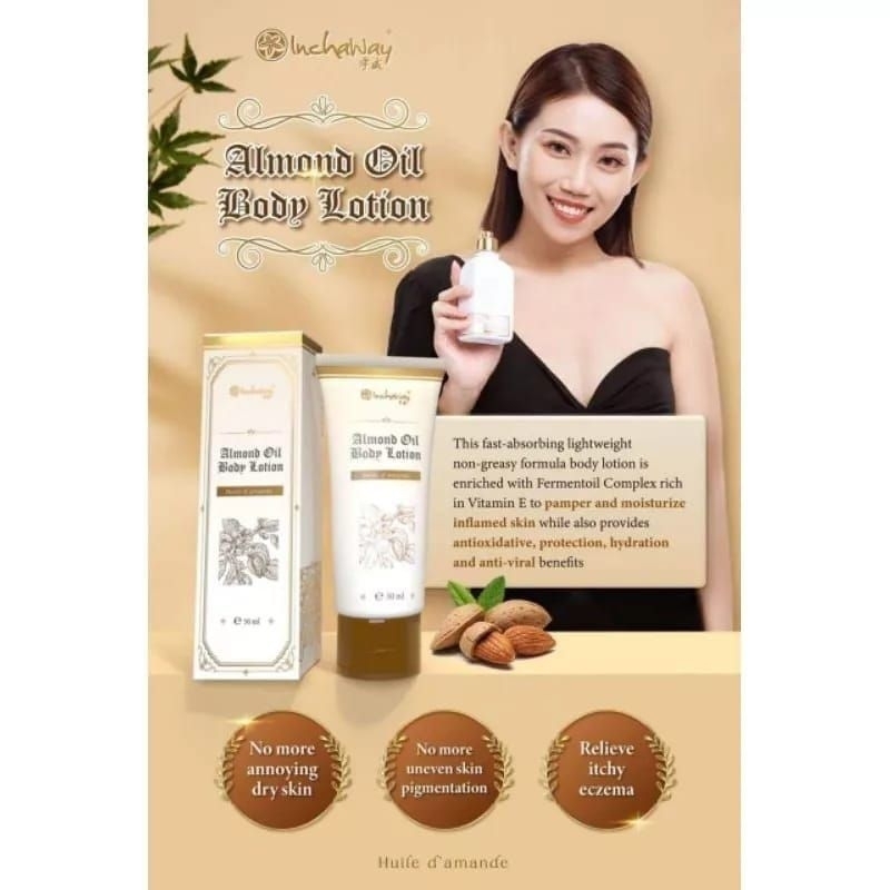 LOTION BADAN ALMOND INCHAWAY 50ML