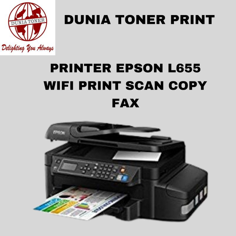 PRINTER EPSON L655 WIFI FAX SCAN COPY