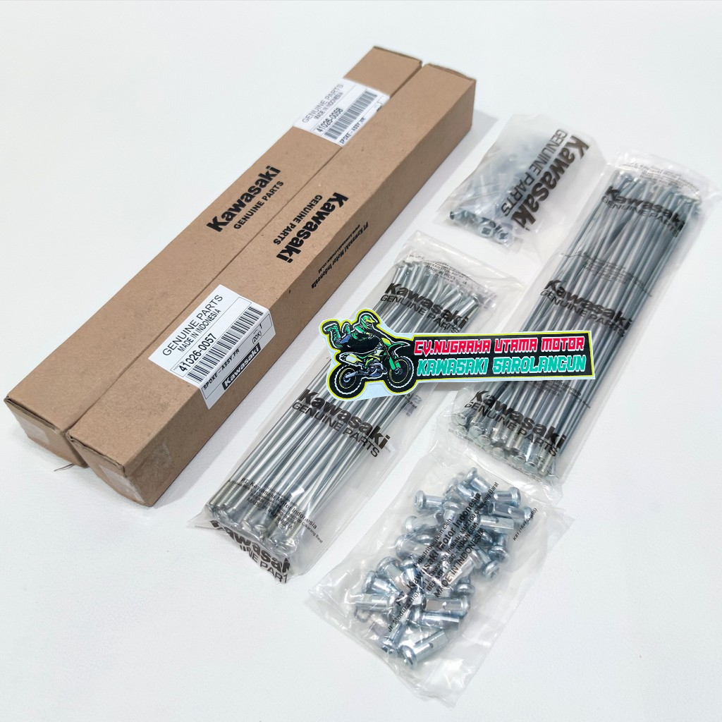 Jari Ruji ORIGINAL KAWASAKI KLX 150 Velg 16 19 Depan Belakang