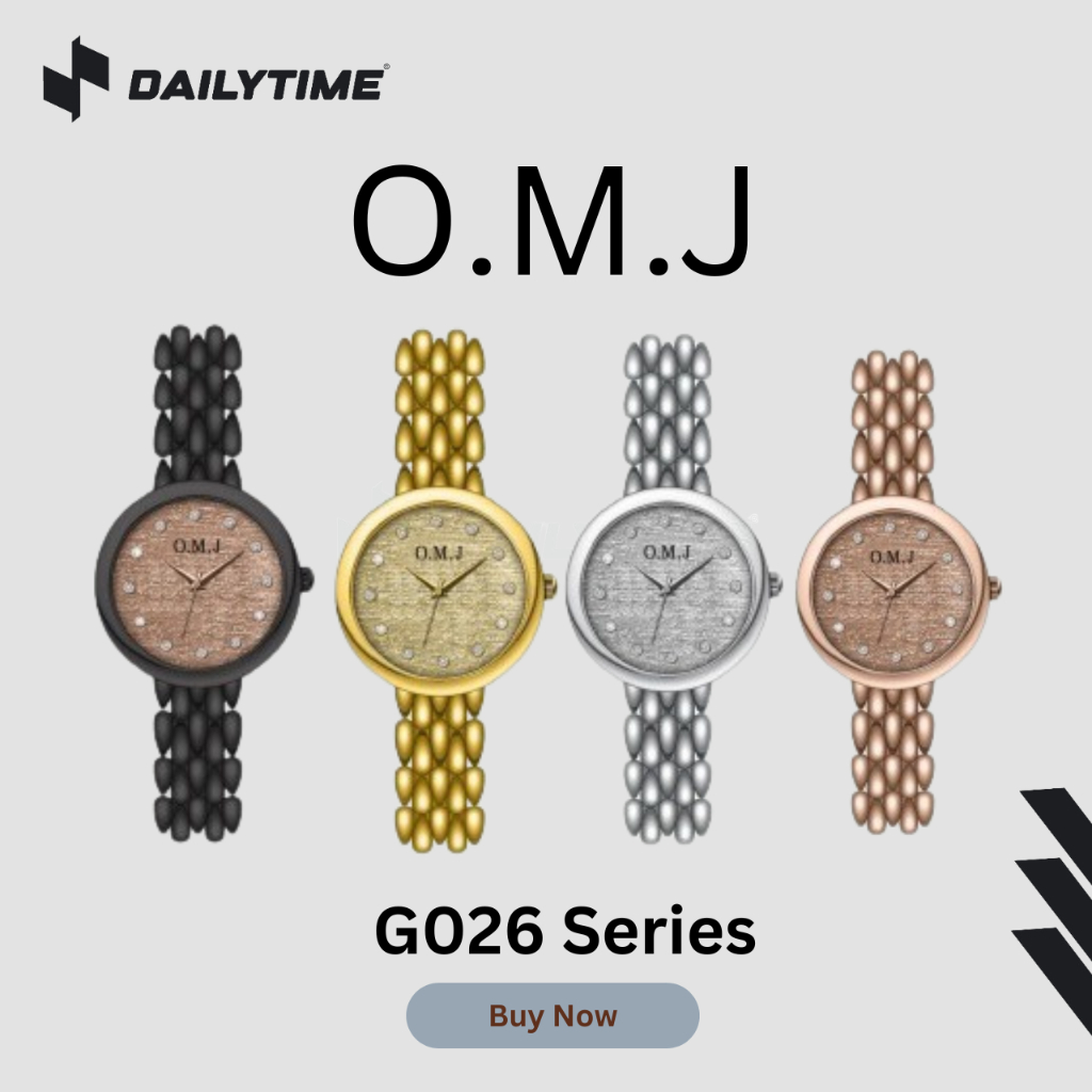 [ PROMO ] OMJ Jam Tangan Wanita Analog Watch Fashion Original G026 Series