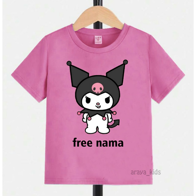 kaos anak kuromi / baju anak perempuan terlaris / kids t-shirt premium / baju anak cewek / kaos anak