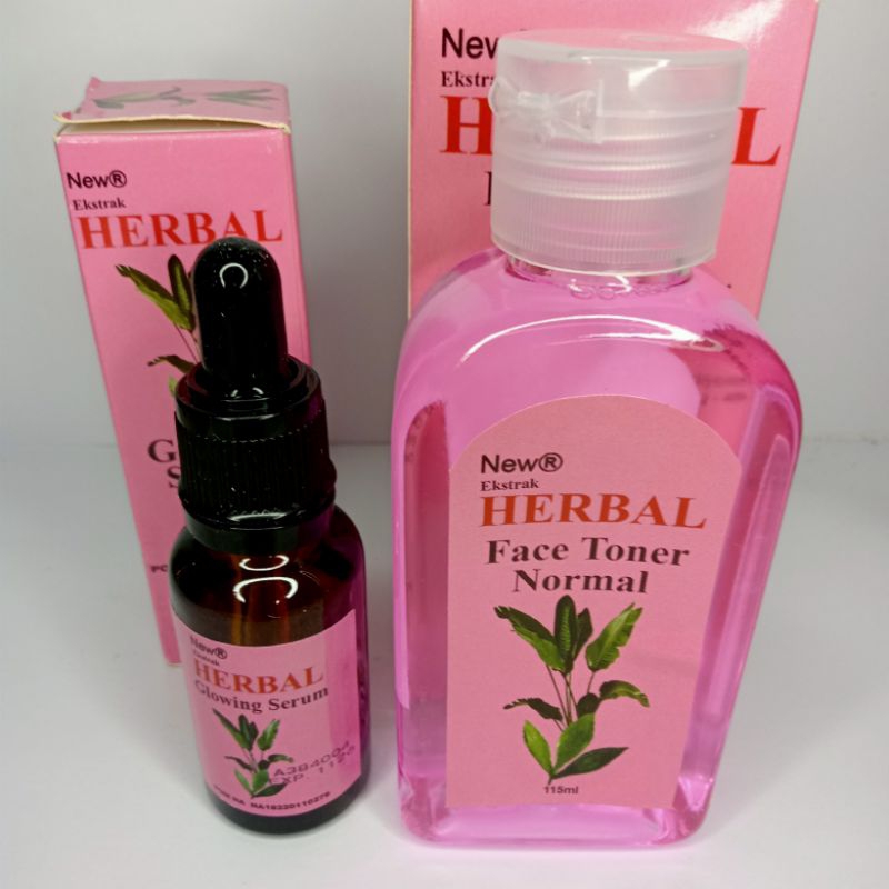 Paket Toner Serum Herbal Plus Bpom