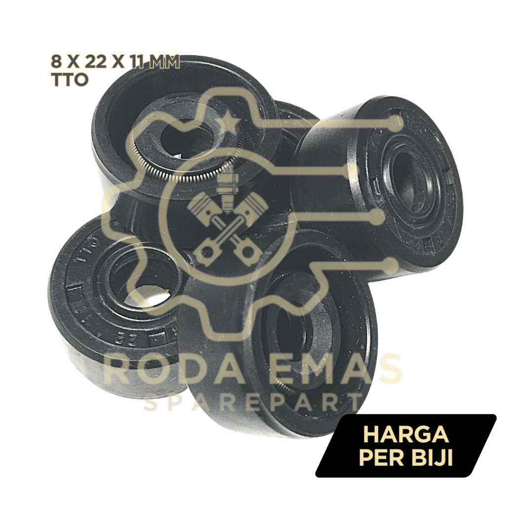 Oil Seal Shock Belakang Honda Win 8 22 11 mm (Sil Oli Rear Shockbreaker Breaker Absorber) Shaqueen