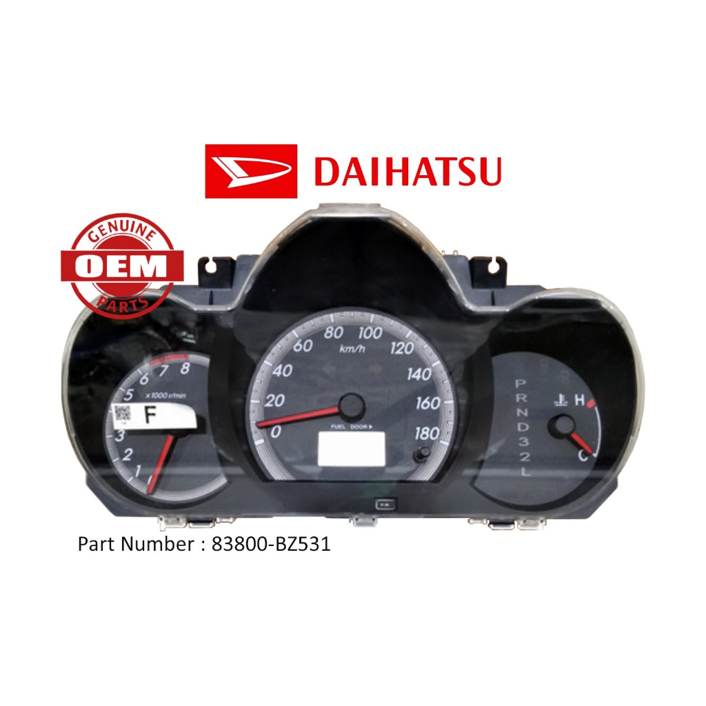 Speedometer Daihatsu Terios Matic ORIGINAL Part Number 83800-BZ531
