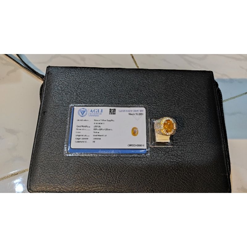 BATU NATURAL YELLOW SAPPHIRE HQ PERAK TANZANIA