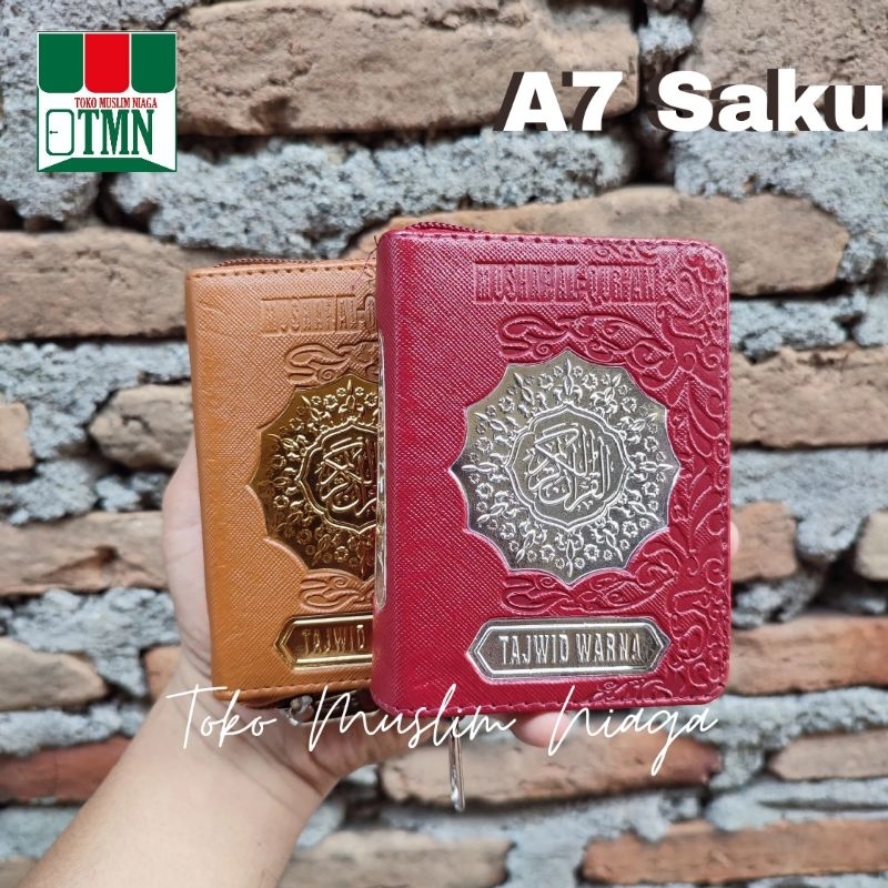 Alquran Annur Saku - Alquran Saku Tajwid Warna A7 - Alquran Kecil