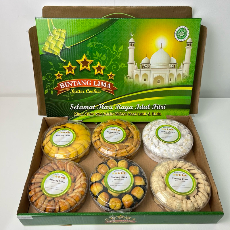 

Paket Kue Lebaran Murah Premium BINTANG LIMA Besar