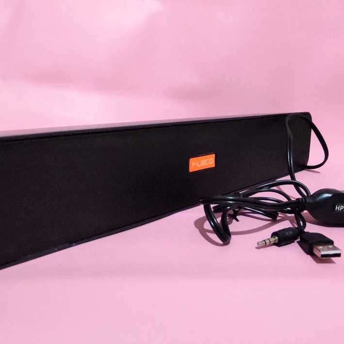 Buruan Beli Speaker soundbar untuk Laptop  PC  Gaming Music Fleco F55 Super Bass  power full Mini So