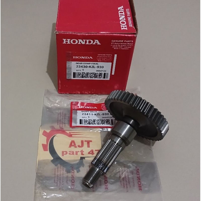 Gigi Rasio Gardan Honda Beat Fi Scoopy Fi Vario 110 Fi (KZL) Ori