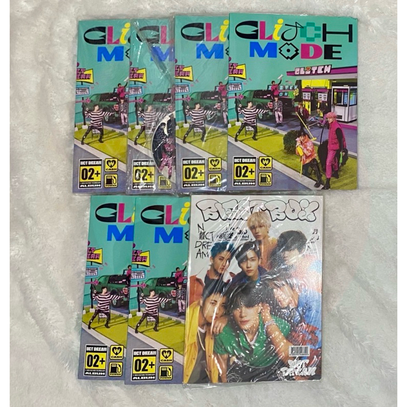 ready stock nct dream album only glitch mode beatbox new school