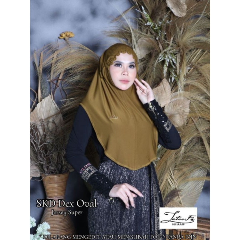 Bergo Siria kerut dahi jersey by Latteefa