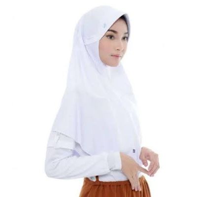 Kerudung anak sekolah SD-SMP-SMU PUTIH