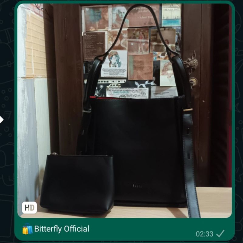 Pedro Duo Carry Hobo Bag ORI outlet [REAL PICTURE]