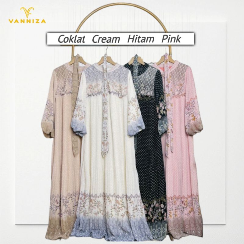 DRESS PLISKET LIDI MIX BRUKAT | GAMIS PLISKET MIX BRUKAT | DRESS CERUTY PLISKET | DRESS CERUTY PLISK