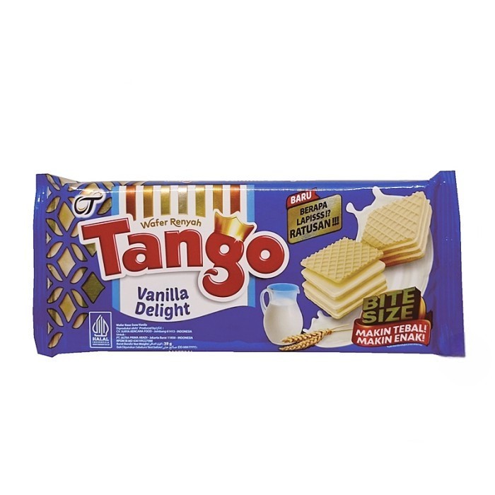 

Tango Wafer Milky Coklat 35 Gram 1 Pack / 10 pcs FREE 1 pcs (11 Pcs) EDISI JKT48