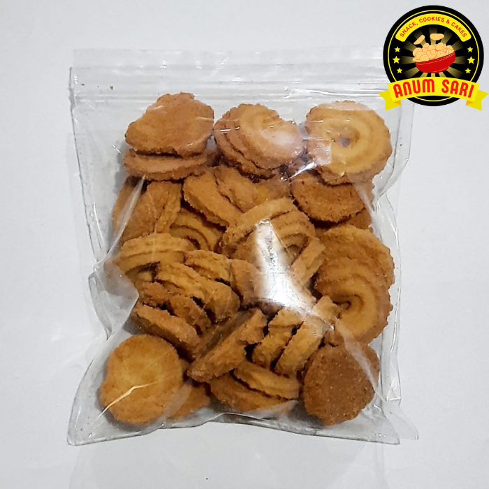 

Kue Vanilla Ring 250 Gram / Butter Cookies / Kue Monde Danish - Anum Sari