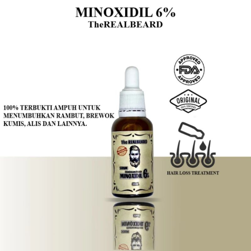 Minoxidil PENUMBUH RAMBUT, BREWOK TANPA GEN ORIGINAL 100%