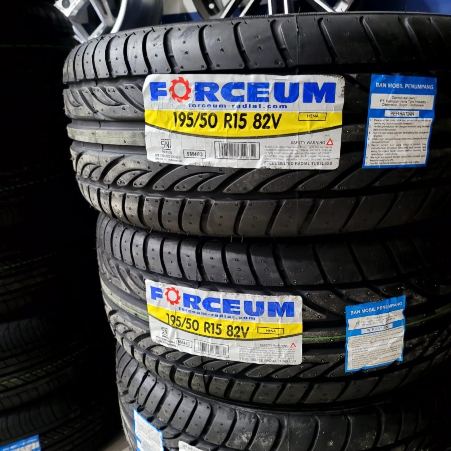 Ban Mobil Rotasi R15 Merk Forceum Hena Ban Mobil Tubles Ukuran 195 50 R15 Ban Agya Brio Cayla Dall-P