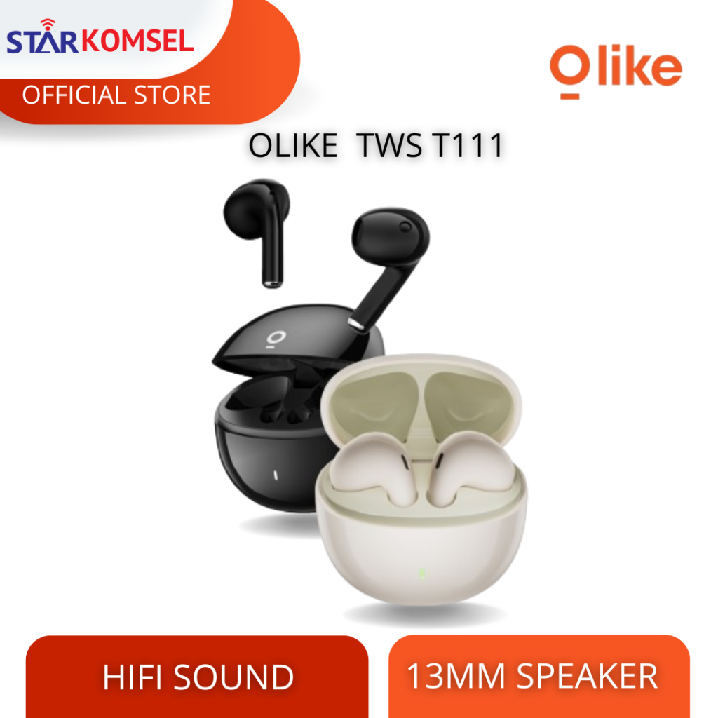 HEADSET BLUETOOTH OLIKE TRUE T111 WIRELESS EARPHONES