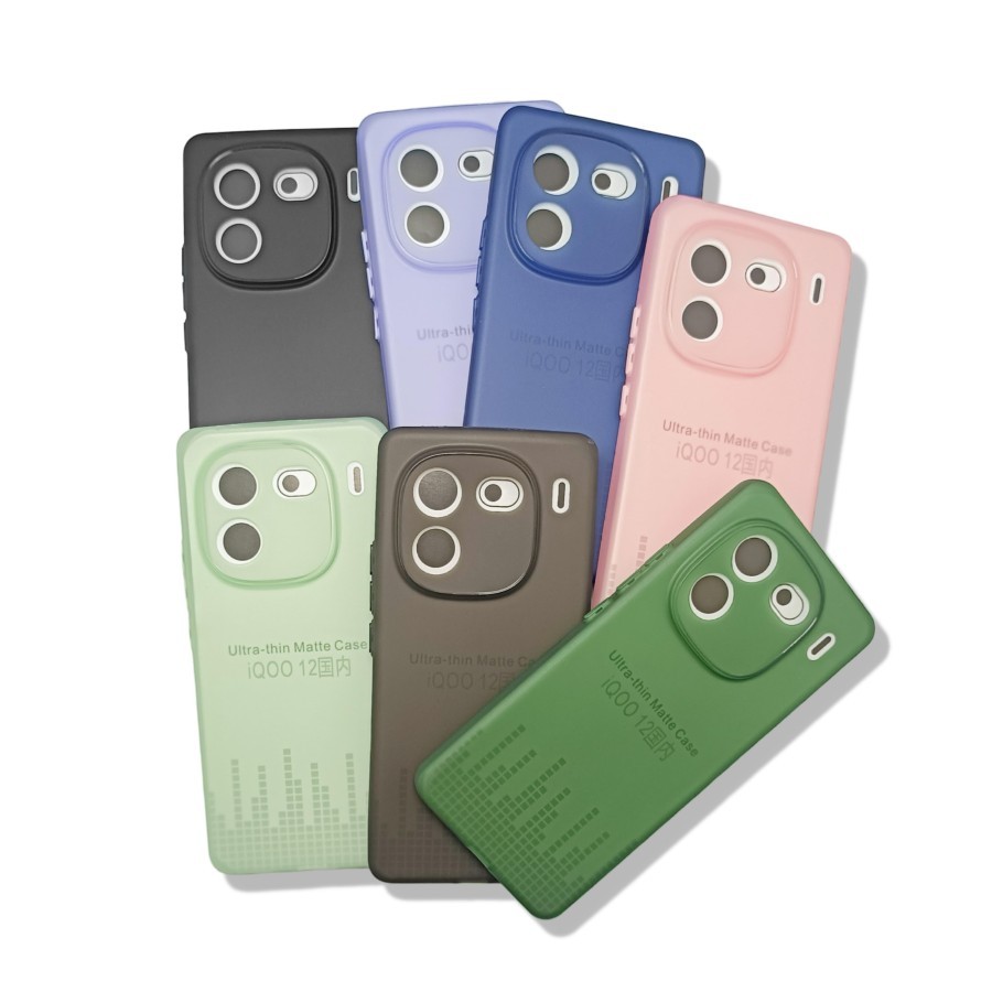 AT Softcase Ultra Thin Matte Slim Case 0.3MM Vivo IQOO 12 X80 Pro X80 X70 Pro V23 5G V23E V21E/V20 4