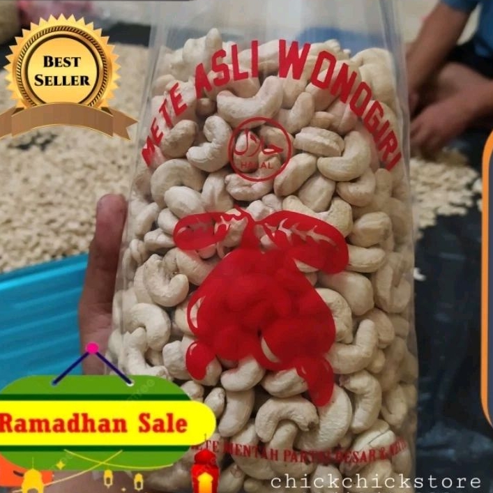 

Kacang Mete Organik Asli Wonogiri Mentah Fresh 1Kg