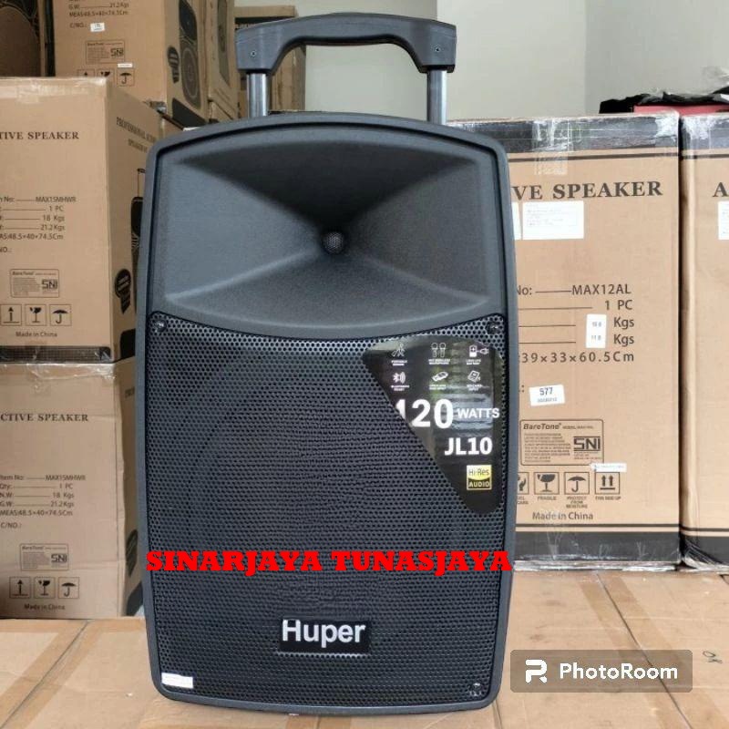 [ 100% ORI ] Speaker Portable Meeting HUPER JL10 - 10 Inch Huper JL 10 / JL-10 original