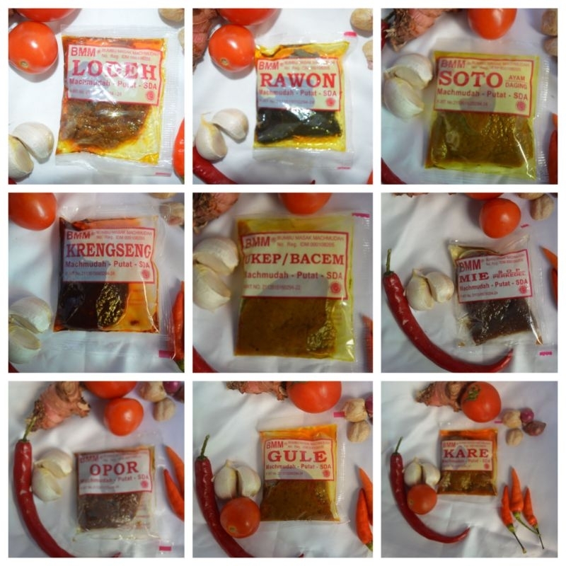 

[CO Dapat 2 Bonus] ECER Bumbu Masak Machmudah 55/58gram BMM Bumbu Machmudah