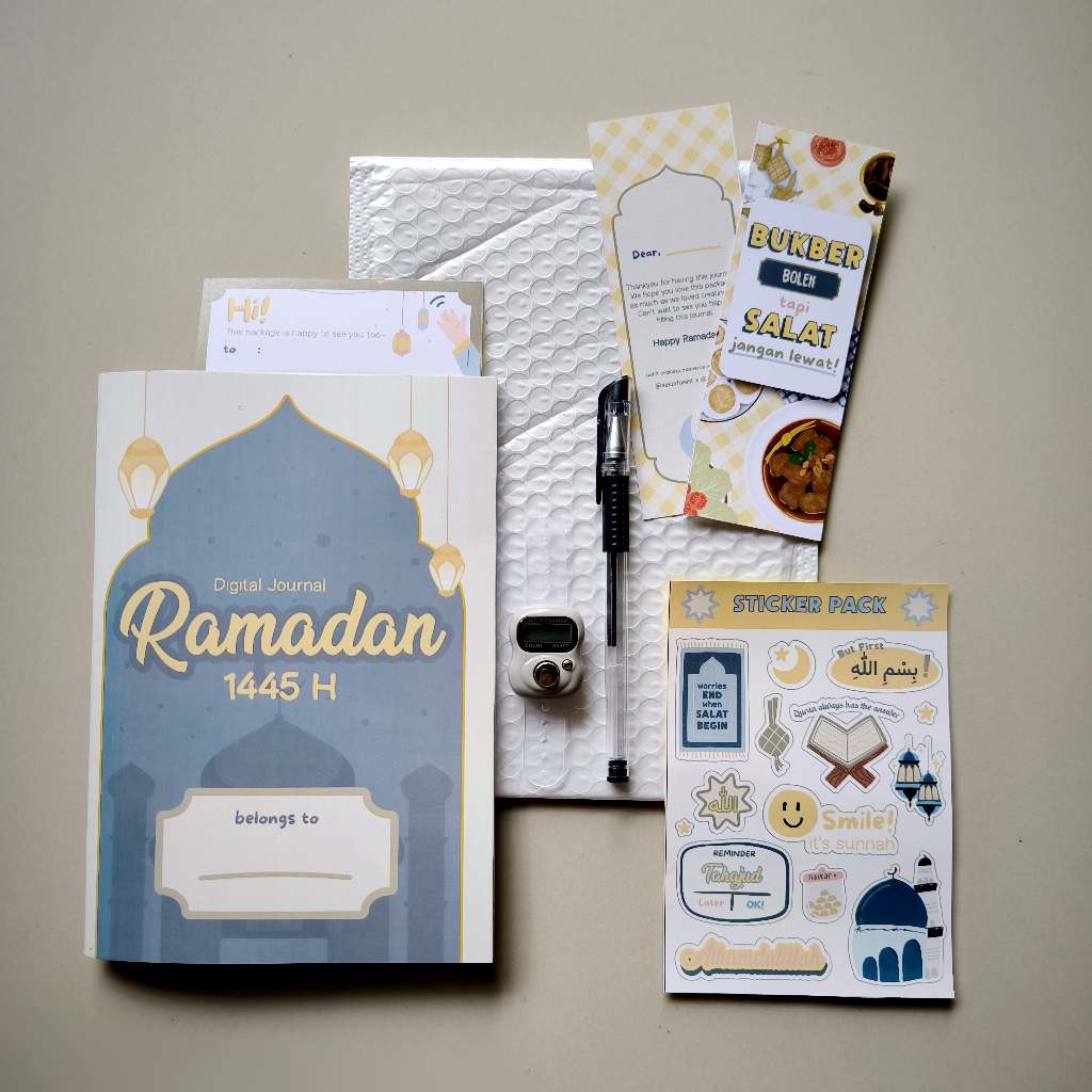 

Ramadhan Journal Planner Set