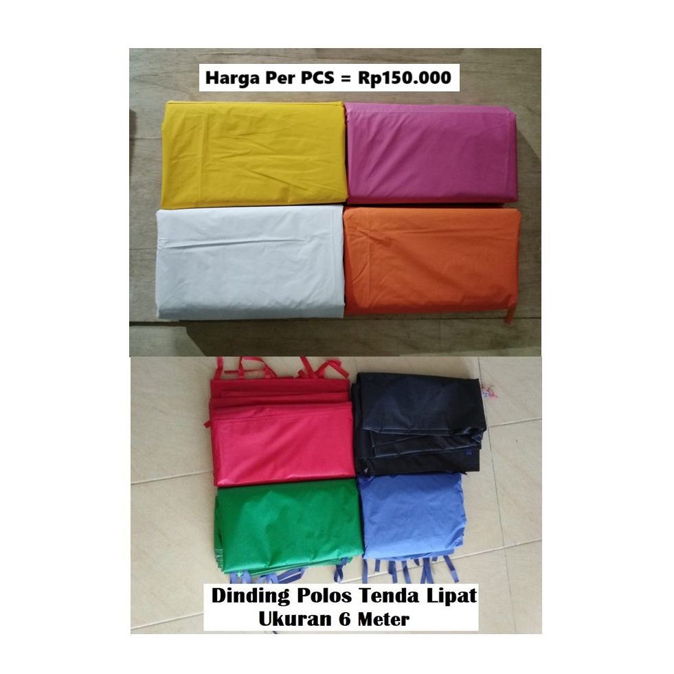 Dinding Tenda Polos Ukuran 6 Meter Buat Tenda 2x2