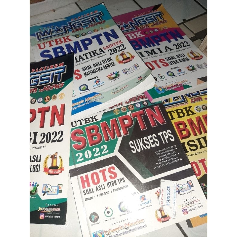 

BUKU WANGSIT SBMPTN 2022 BOOKED