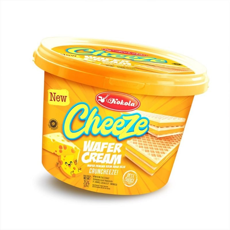 wafer lebaran kokola wafer cheese dan coklat 252gr