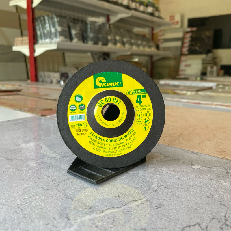 kinik flexible gc60 - 4" - pisau bevel granit & keramik