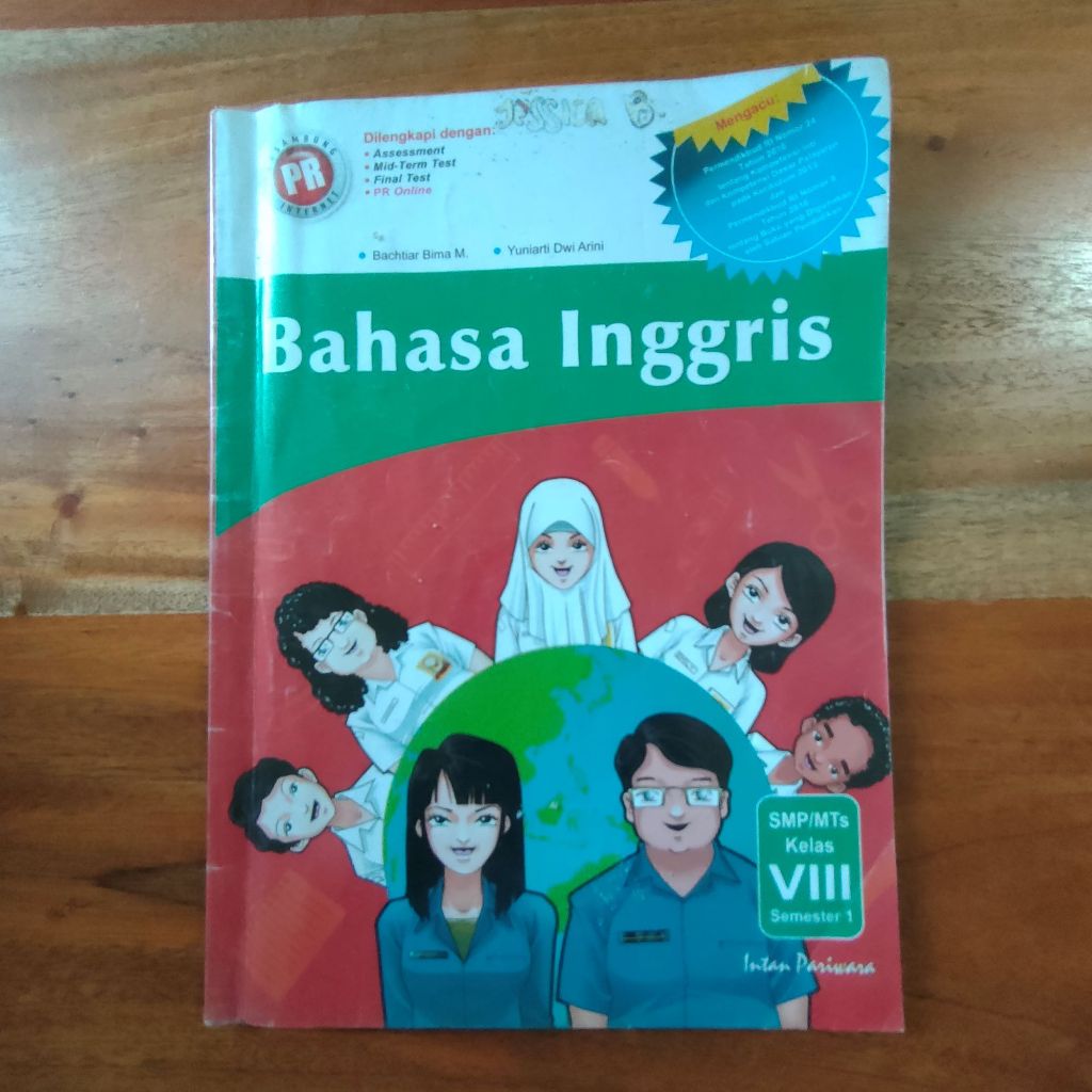 Buku Bekas Bahasa Inggris Semester 1 SMP/MTs Kelas VIII